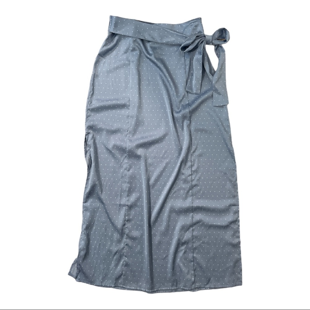 Satin Midi Skirt